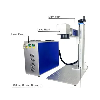 Meaisín Marcála Léasair Fiber Miotal CNC